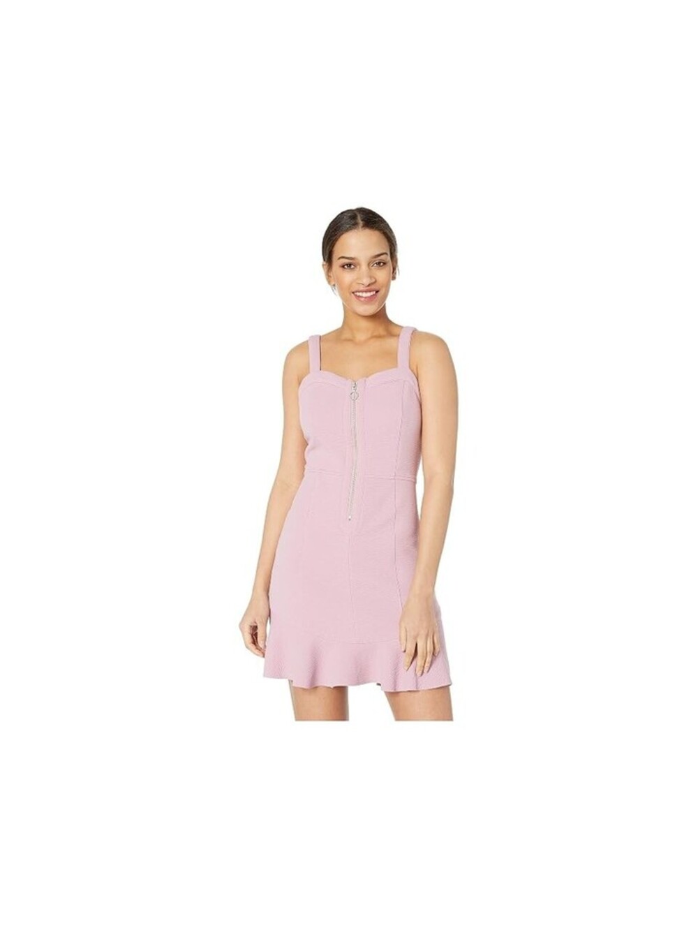 J.O.A. Sweetheart Neck Fit and Flare Dress (Lilac) Women's Dress Size M